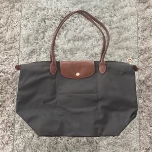 Longchamp Large Le Pliage in Navy